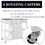 Stainless steel countertop white Kicthen cart W28242471