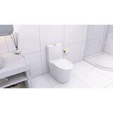 Elongated One Piece Toilet White W2826P192007