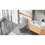 Matte Grey Elongated One Piece Toilet Dual Flush 1.1/1.6 GPF Water Saving Comfort Seat Height, Map 1000g,Grey W2826P192008