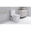 Upflush Toilet for Basement, 600W Macerating Toilet System with Powerful Dual Flush, Elongated 17.25 ADA Comfort, Soft-Close Seat, 3 Water Inlets Connect to Sink, Shower, White W2826P192011