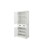 Four doors and a drawer cabinet ordinary slotted models-White W282S00023
