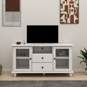 Ultra white changhong glass TV cabinet W282S00081