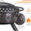 Fire Pit 36in Outdoor Wood Burning Fire Pits Wood Large Fire Bowl for Outside BBQ Bonfire Patio with Mesh Spark Screen, Poker and Rain Cover W2837P197807