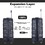 Expandable 3 Piece Luggage Sets PC Lightweight & Durable Suitcase with Two Hooks, Spinner Wheels, TSA Lock, (21/25/29) Black W284104375