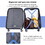 Hardshell Suitcase Spinner Wheels PP Luggage Sets Lightweight Durable Suitcase with TSA Lock,3-Piece Set (20/24/28),Purplish Blue W284112501