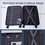 Hardshell Suitcase Spinner Wheels PP Luggage Sets Lightweight Suitcase with TSA Lock,3-Piece Set (20/24/28),Light Blue W28452162