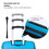 Hardshell Suitcase Spinner Wheels PP Luggage Sets Lightweight Suitcase with TSA Lock,3-Piece Set (20/24/28),Light Blue W28452162