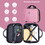 2Piece Luggage Sets ABS Lightweight Suitcase, Spinner Wheels, (20/14)PINK W284P149265