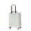 24" Luggage Lightweight Suitcase TSA Lock USB port Luggage Wheel lock Artificial leather Top handle Spinner Wheels CREAMY WHITE W284P178344