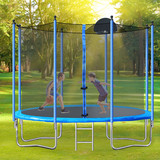10ft Trampoline with Board+Metal W28552050