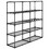 5-Shelf Wire Rack With Cover (2Pack)