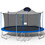 16FT Trampoline for Adults & Kids with Basketball Hoop, Double-sided cover,Outdoor Trampolines w/Ladder and Safety Enclosure Net for Kids and Adults W285S00021