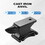 Cast Iron Anvil,100lbs Single Horn Anvil 10.5 x 5 inch Counterop and Stable Base, High Hardness Rugged Round Horn Anvil Blacksmith for Bending Shaping Twisting Forging Riveting Flattening