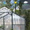 Newly marketed Gain height windproofaluminum greenhouse 6x8 FT Polycarbonate Greenhouse Raised Base and Anchor Aluminum Heavy Duty Walk-in Greenhouses for Outdoor Backyard in All Season W2885S00003