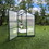 Newly marketed Gain height windproofaluminum greenhouse 6x8 FT Polycarbonate Greenhouse Raised Base and Anchor Aluminum Heavy Duty Walk-in Greenhouses for Outdoor Backyard in All Season W2885S00003