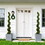 Outdoor uv resistant plastic boxwood topiary bonsai artificial spiral tree plant 180cm 2pcs/set W2945P279013