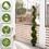 Outdoor uv resistant plastic boxwood topiary bonsai artificial spiral tree plant 180cm 2pcs/set W2945P279013