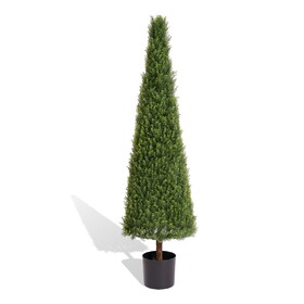 Tree Artificial Boxwood Topiary Tree Plant Potted Trees Decorations for Indoor Living Room Outdoor 150cm 1pcs/set W2945P279019