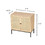 Rolland B Console Table Side Table with Rattan Doors W29538704