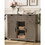 Storage Cabinets, Wooden Floor Cabinet, with Drawers and Shelves Storage Cabinets, Accent Cabinet for Living Room W295P149906