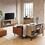 Rustic Industrial Modern TV Stand, Media Cabinet, TV Console Suits TV up to 70 inch W295P149909