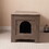 Cat Litter Box Enclosure, Litter Box Furniture Hidden with Barn Door, Wooden Cat Washroom Furniture, Cat House, End Table, Fit Most of Litter Box, Greige W3008P235407