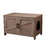 Cat Litter Box Enclosure, Litter Box Furniture Hidden with Barn Door, Wooden Cat Washroom Furniture, Cat House, End Table, Fit Most of Litter Box, Greige W3008P235407