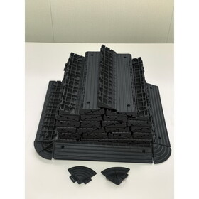Auxiliary products for splicing plastic floors, 60edge sealing strips and 4corners,Dark Gray W3022P298703