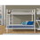 Metal Bunk Bed White W311120499