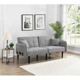 Folding Ottoman Sofa Bed with Stereo (Gray) W311S00057