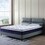 W3203P336679 Antique Blue+Foam+Spring+Bedroom+Foam+Twin XL