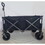 Folding Wagon, Heavy Duty Utility Beach Wagon Cart for Sand with Big Wheels, Adjustable Handle&Drink Holders for Shopping, Camping,Garden and Outdoor W321P163962