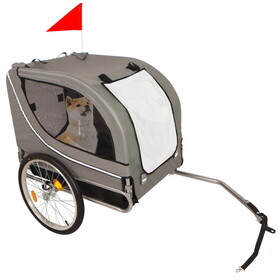 Outdoor Heavy Duty Foldable Utility Pet Stroller Dog Carriers Bicycle Trailer W321P190024