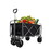 Outdoor Garden Park Utility kids wagon portable beach trolley cart camping foldable with big wheels folding wagon W321P206632