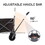 Outdoor Garden Park Utility kids wagon portable beach trolley cart camping foldable with big wheels folding wagon W321P206641