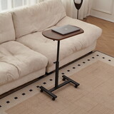 Height Adjustable Sofa Side C Shape Table,Laptop Holder End Stand Desk