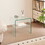 Clear Glass Side & End Table, Tempered Glass End Table Small Table W327P187504