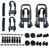 Kayak Roof Rack 2 Pairs J-Bar Carrier Holder for Canoe, SUV, Cars, Truck, Surf Ski, Car Top Mount Racks for Trip, Set of 4 W3286P308263