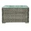 4 Piece Patio Sectional Wicker Rattan Outdoor Furniture Sofa Set with Storage Box Grey W329S00032