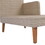 3 Piece Patio Sectional Wicker Rattan Outdoor Furniture Sofa Set Natural Yellow Wicker + Dark Grey Cushion W329S00037