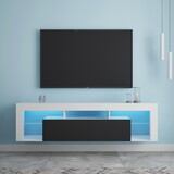FURNITURE & TV Stand 160 LED Wall Mounted Floating 63