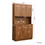 70.87" Tall Wardrobe& Kitchen Cabinet, with 6-Doors, 1-Open Shelves and 1-Drawer for bedroom,Walnut W331S00060