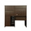 Home Office Computer Desk with Hutch,Walnut W331S00083