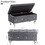 Storage Bench, Flip Top Entryway Bench Seat with Safety Hinge, Storage Chest with Padded Seat, Bed End Stool for Hallway Living Room Bedroom, Supports 250 lb W36840455