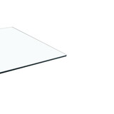 Bl-16080-Clear Glass-Sliver Table Clear Glass Top W370124850