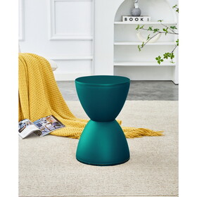 Dark green prince stool side table Contemporary Modern Accent Stool in Whit W370131704