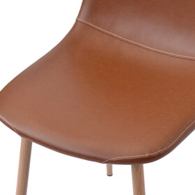 PJ--SEAT-- Dining chair, PU, Yellow W37037060