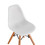 D&N Kids Chairs, (4 Pieces of SET) Plastic White ; 4 pcs per set W37037202