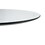 TULIP DINING TABLE,32IN ROUND, WHITE, Mable black, 1pc per ctn W37057246