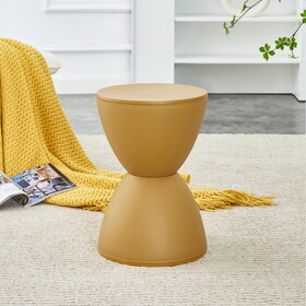 Price stool musturd plastic stylish yellow side table